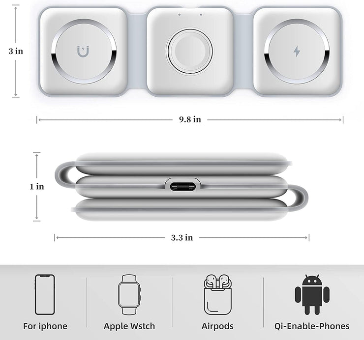 Essential | 3-in-1 Wireless Charging Pad